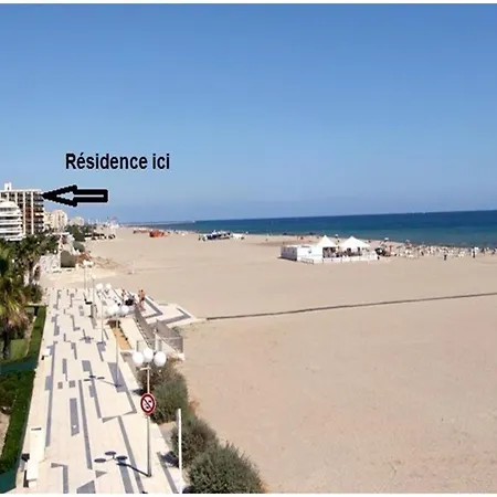 Appartement confortable à Canet-en-Roussillon, 24 m², piscine partagée Apartment Canet-en-Roussillon